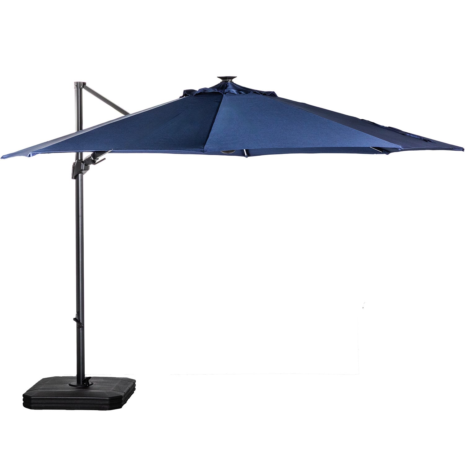 american furniture warehouse patio umbrella 11' Solar Cantilever Umbrella Blue | TAC3308C25ALB9BL121