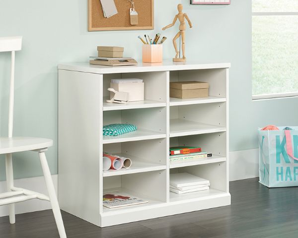 Craft Pro Series Open Storage Cabinet, White | 421405 | Wall Décor