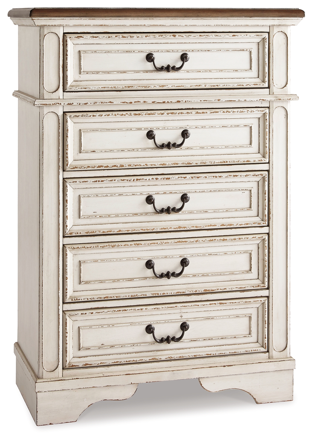 Realyn Chest of Drawers, Chipped White - Ashley Furniture | AFW.com