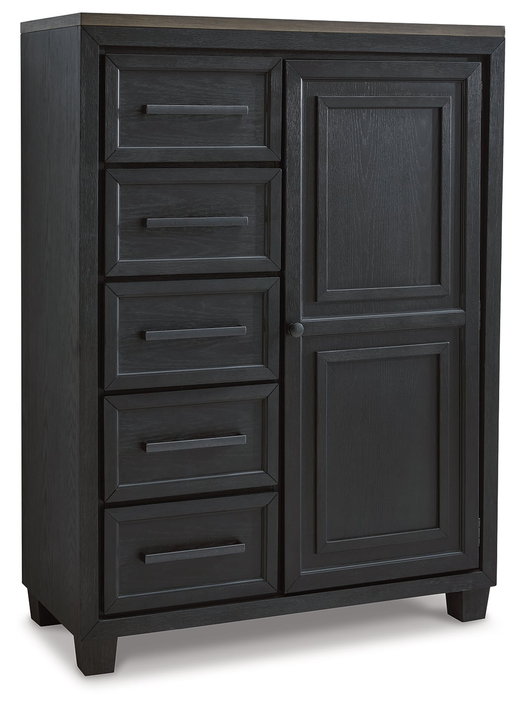 Foyland Door Chest, Black/Brown - Ashley Furniture | AFW.com