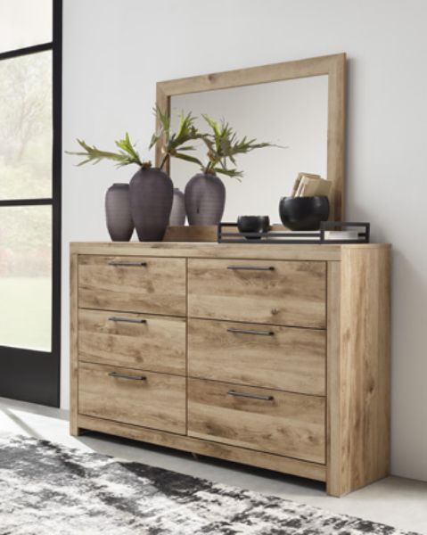Hyanna Dresser and Mirror, Tan Brown