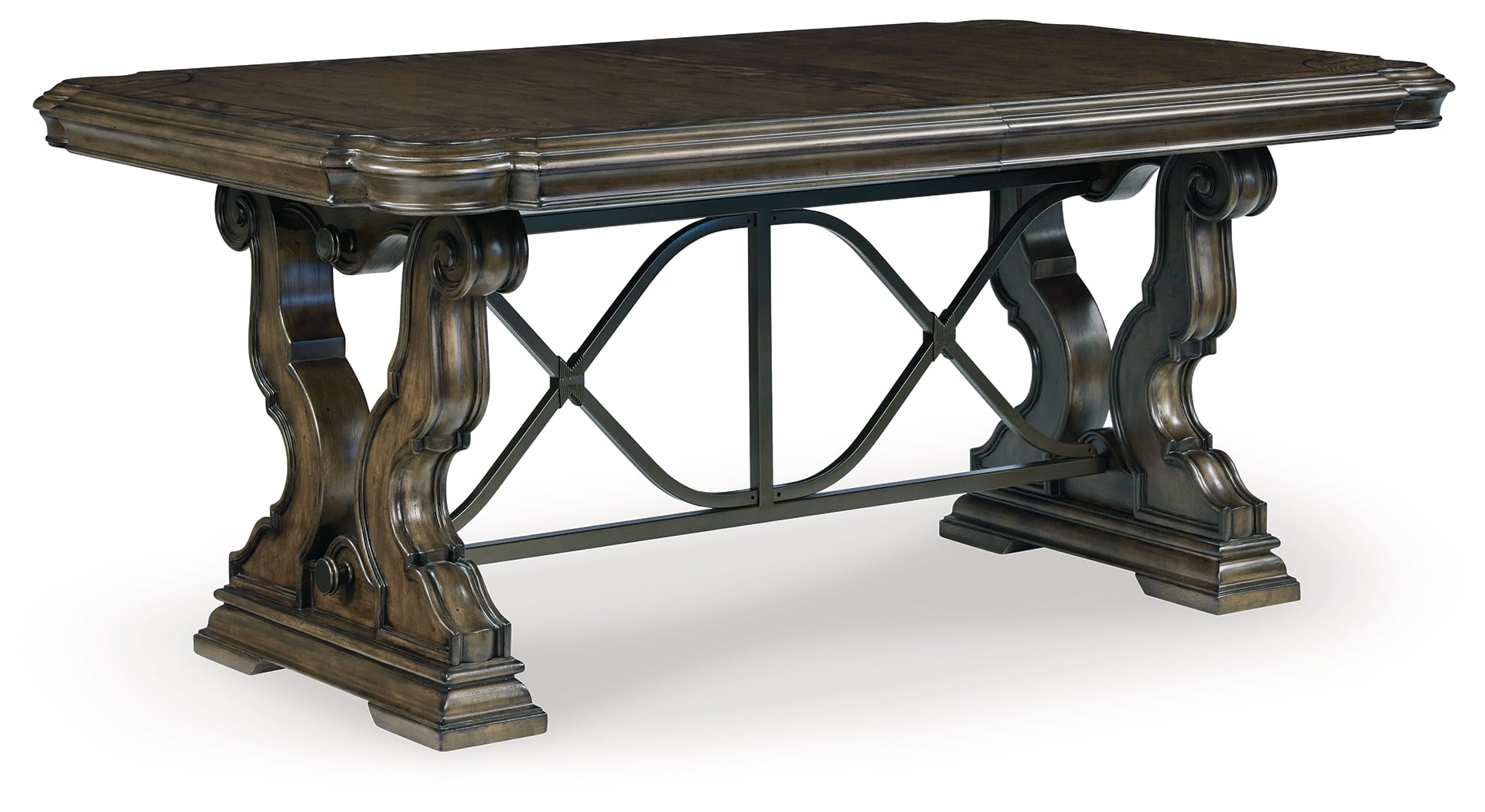 エリページ Maylee Brown Dining Extension Table - Ashley Furniture | AFW.com