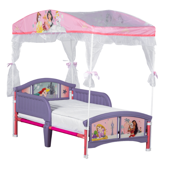 Princess Plastic Toddler Bed with Canopy | BB81483PS-1038 | | AFW.com