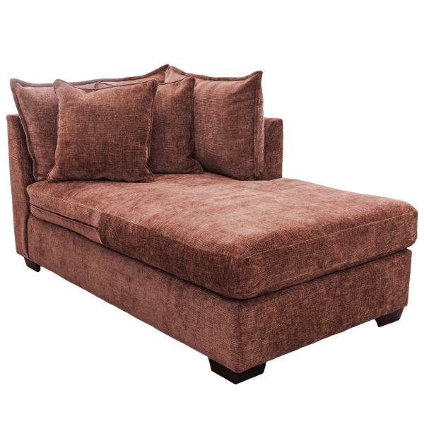 Haven Rust RAF Chaise | 85013-4351 | Peak Living | AFW.com