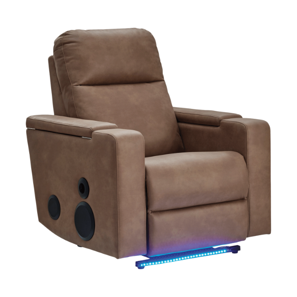 Lorrenton Triple Power Auto Glider and Recliner with Audio System