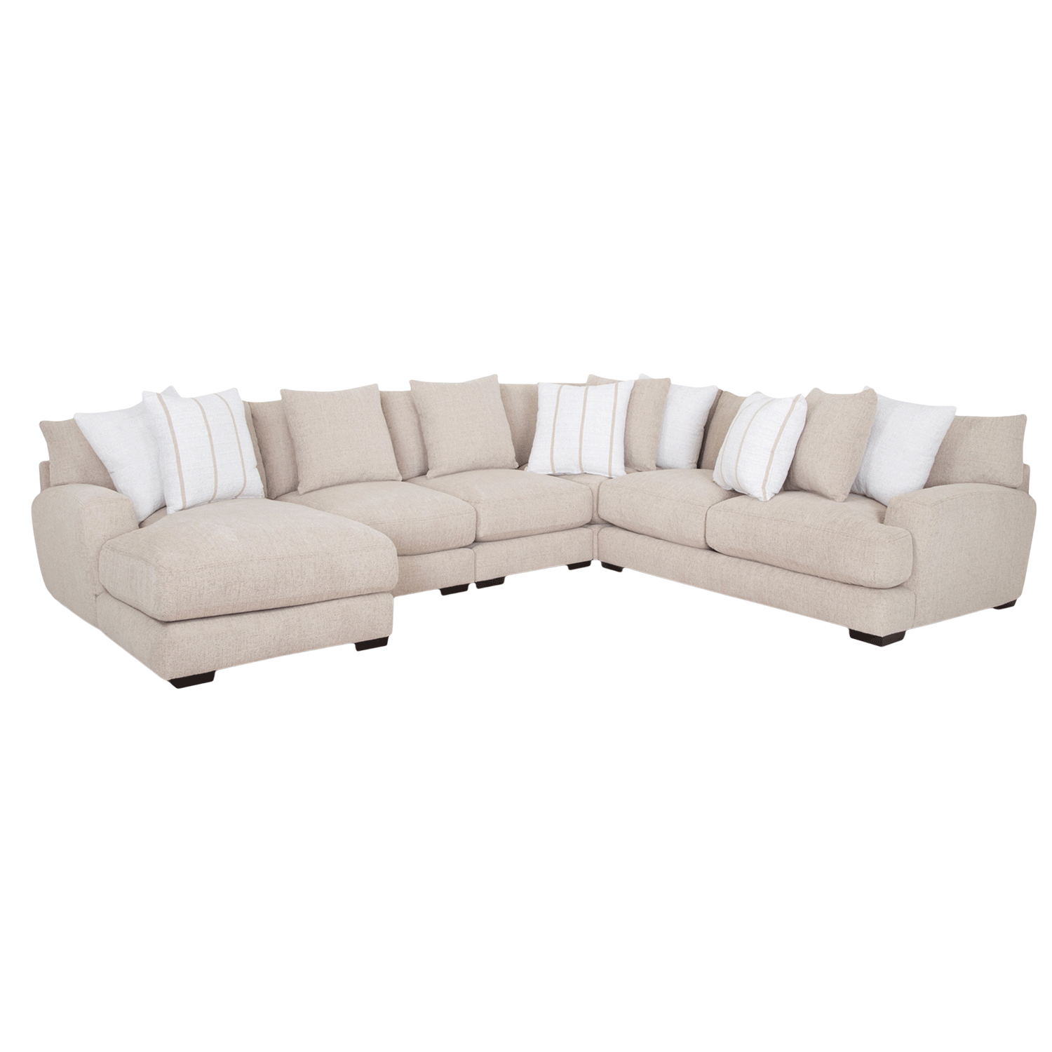 Shay 5PC Sectional with LAF Chaise - Franklin Corporation | AFW.com